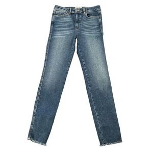 We The Free Raw Hem High Rise Jegging Medium Wash Jeans Women 30 Waist